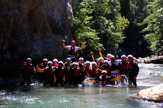 Rafting Canyon presso River Tribe a Laino Borgo in provincia di Cosenza