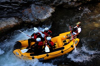 Rafting Canyon presso River Tribe a Laino Borgo in provincia di Cosenza