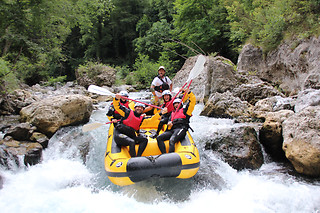 Rafting Canyon presso River Tribe a Laino Borgo in provincia di Cosenza