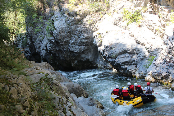 Rafting Canyon presso River Tribe a Laino Borgo in provincia di Cosenza