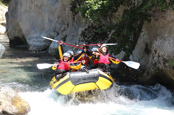 Rafting Canyon presso River Tribe a Laino Borgo in provincia di Cosenza