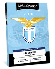 Cofanetto regalo Wonderbox: S.S. Lazio Classic - 2 biglietti