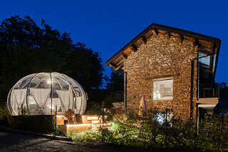 Soggiorno insolito di una notte presso Il Cantico Bubble Room in provincia di Cuneo