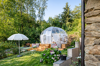 Soggiorno insolito di una notte presso Il Cantico Bubble Room in provincia di Cuneo