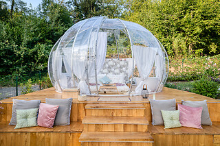 Soggiorno insolito di una notte presso Il Cantico Bubble Room in provincia di Cuneo