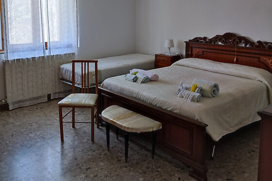 Soggiorno di una notte in famiglia presso il B&B Le Masere in provincia di Bologna