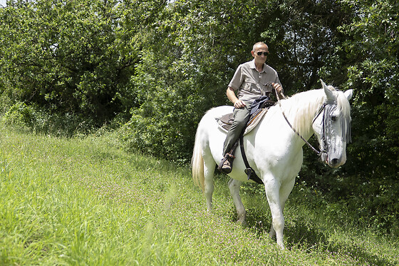 Escursione a cavallo presso Tenuta di Corbara in provincia di Terni