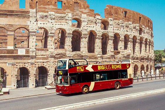 Tour della città di Roma a bordo del Big Bus Tours Rome