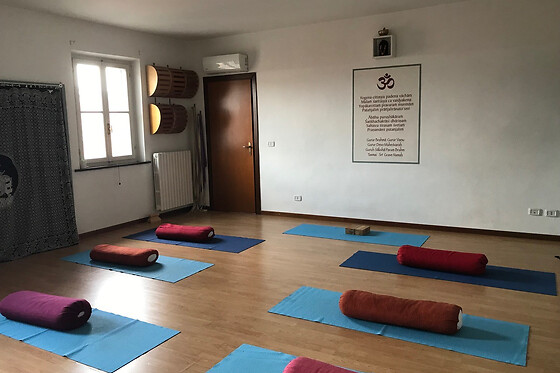 Lezione di Yoga collettiva presso LAMO Yoga a Parma