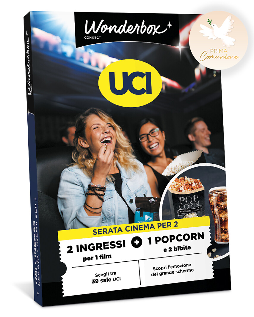 Speciale Comunione: UCI Cinemas - 2 biglietti + popcorn + bibite