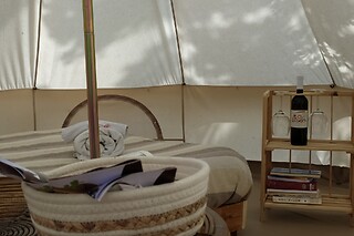 Soggiorno insolito di due notti in tenda all'agriturismo Tre Casali in provincia di Frosinone