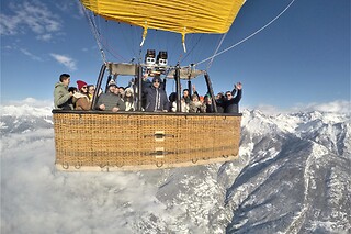 Volo in mongolfiera presso Charbonnier Mongolfiere ad Aosta