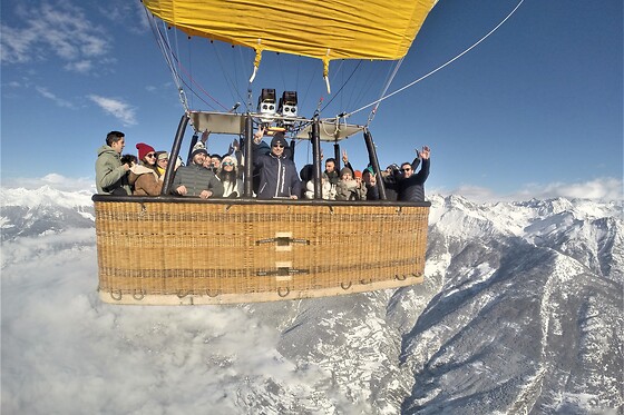 Volo in mongolfiera presso Charbonnier Mongolfiere ad Aosta