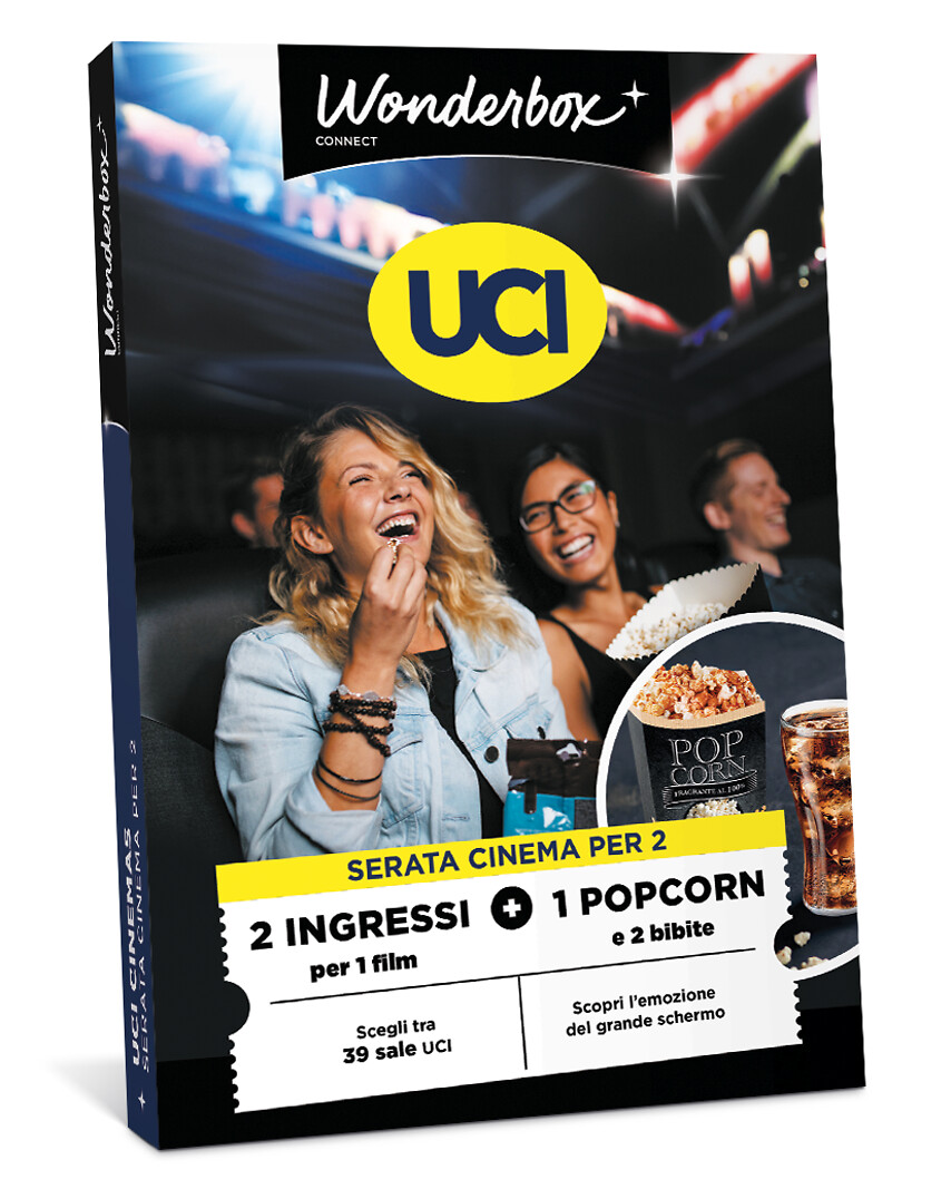 UCI Cinemas - 2 biglietti + popcorn + bibite